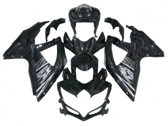 2006-2007 Suzuki GSXR 600 / GSXR 750 Motorcycle Fairings - Glossy Black Grey White Australia for Sale