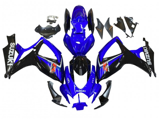 2006-2007 Suzuki GSXR 600 / GSXR 750 Motorcycle Fairings - Blue Black Red Australia for Sale