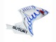 2006-2007 Suzuki GSXR 600 / GSXR 750 Motorcycle Fairings - White Blue Flame Australia for Sale