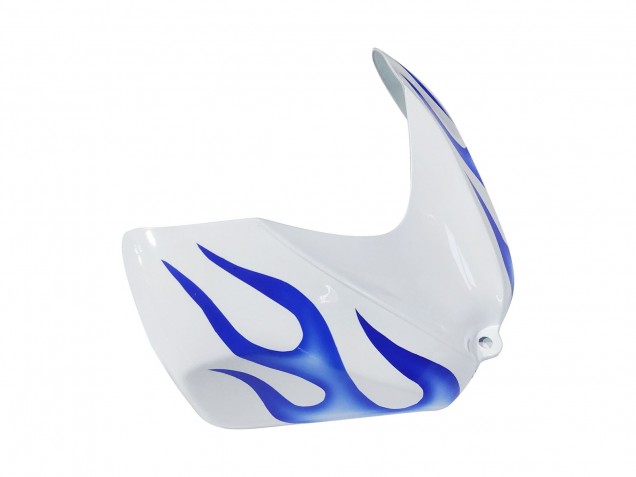 2006-2007 Suzuki GSXR 600 / GSXR 750 Motorcycle Fairings - White Blue Flame Australia for Sale