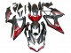 2008-2010 Suzuki GSXR 600 / GSXR 750 Motorcycle Fairings - Matte Black Red Australia for Sale