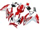 2008-2010 Suzuki GSXR 600 / GSXR 750 Motorcycle Fairings - White Red Black Australia for Sale