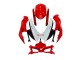 2008-2010 Suzuki GSXR 600 / GSXR 750 Motorcycle Fairings - White Red Black Australia for Sale