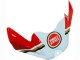 2008-2010 Suzuki GSXR 600 / GSXR 750 Motorcycle Fairings - White Red Motul Lucky Strike Australia for Sale