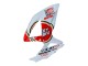 2008-2010 Suzuki GSXR 600 / GSXR 750 Motorcycle Fairings - White Red Motul Lucky Strike Australia for Sale