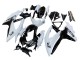 2008-2010 Suzuki GSXR 600 / GSXR 750 Motorcycle Fairing - White Black Australia for Sale
