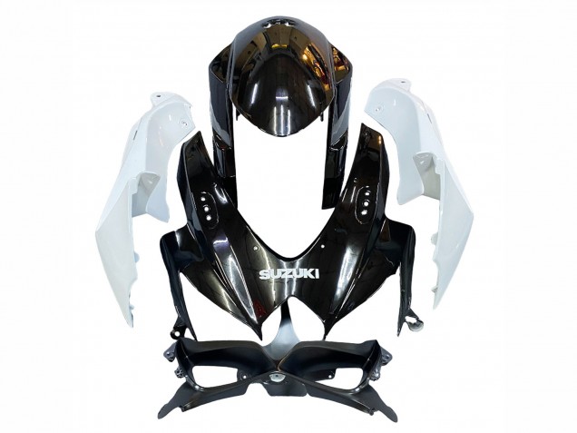 2008-2010 Suzuki GSXR 600 / GSXR 750 Motorcycle Fairing - White Black Australia for Sale