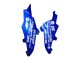 2008-2010 Suzuki GSXR 600 / GSXR 750 Motorcycle Fairings - Blue Yellow Rizla Australia for Sale