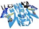 2008-2010 Suzuki GSXR 600 / GSXR 750 Motorcycle Fairings - Blue Yellow Rizla Australia for Sale