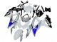 2008-2010 Suzuki GSXR 600 / GSXR 750 Motorcycle Fairings - White Silver Blue Black Australia for Sale
