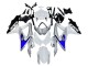 2008-2010 Suzuki GSXR 600 / GSXR 750 Motorcycle Fairings - White Silver Blue Black Australia for Sale