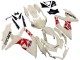 2008-2010 Suzuki GSXR 600 / GSXR 750 Motorcycle Fairings - Cream White Red Black Australia for Sale