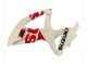 2008-2010 Suzuki GSXR 600 / GSXR 750 Motorcycle Fairings - Cream White Red Black Australia for Sale