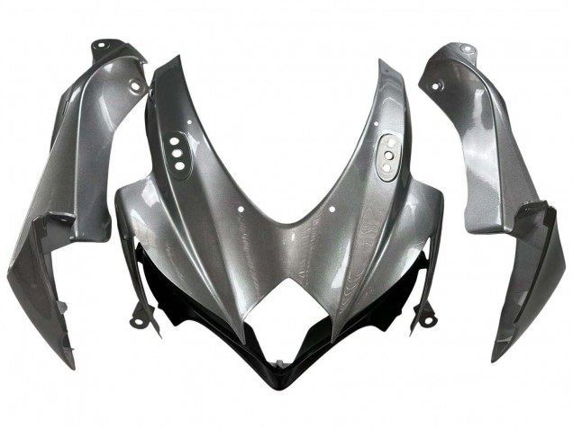 2008-2010 Suzuki GSXR 600 / GSXR 750 Motorcycle Fairings - Matte Grey Black Australia for Sale