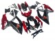 2008-2010 Suzuki GSXR 600 / GSXR 750 Motorcycle Fairing - Red Glossy Black Australia for Sale