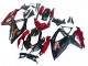 2008-2010 Suzuki GSXR 600 / GSXR 750 Motorcycle Fairing - Red Glossy Black Australia for Sale