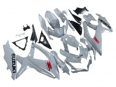 2008-2010 Suzuki GSXR 600 / GSXR 750 Motorcycle Fairings - Glossy Grey Australia for Sale