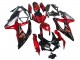 2008-2010 Suzuki GSXR 600 / GSXR 750 Motorcycle Fairings - Red Glossy Black Australia for Sale