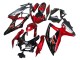 2008-2010 Suzuki GSXR 600 / GSXR 750 Motorcycle Fairings - Red Glossy Black Australia for Sale