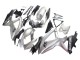 2008-2010 Suzuki GSXR 600 / GSXR 750 Motorcycle Fairings - Silver Matte Black Australia for Sale