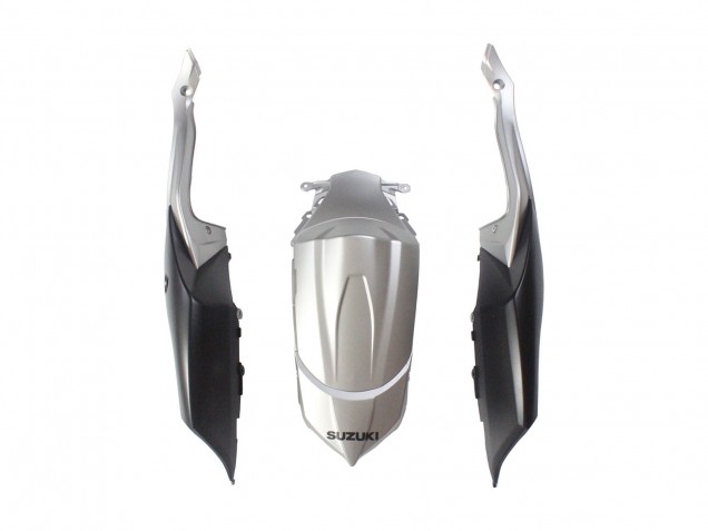 2008-2010 Suzuki GSXR 600 / GSXR 750 Motorcycle Fairings - Silver Matte Black Australia for Sale