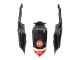 2008-2010 Suzuki GSXR 600 / GSXR 750 Motorcycle Fairings - Glossy Black Red White Motul Lucky Strike Australia for Sale