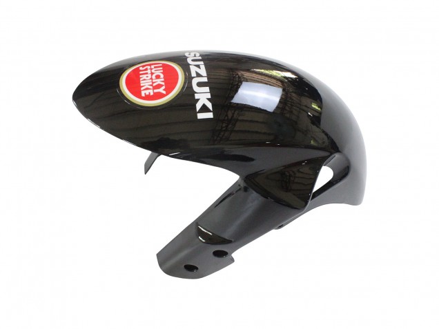 2008-2010 Suzuki GSXR 600 / GSXR 750 Motorcycle Fairings - Glossy Black Red White Motul Lucky Strike Australia for Sale