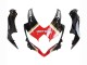 2008-2010 Suzuki GSXR 600 / GSXR 750 Motorcycle Fairings - Glossy Black Red White Motul Lucky Strike Australia for Sale