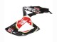 2008-2010 Suzuki GSXR 600 / GSXR 750 Motorcycle Fairings - Glossy Black Red White Motul Lucky Strike Australia for Sale