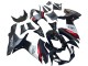 2011-2024 Suzuki GSXR 600 / GSXR 750 Motorcycle Fairings - Glossy Black Forged Carbon Fiber Silver Red Australia for Sale