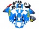 2011-2024 Suzuki GSXR 600 / GSXR 750 Motorcycle Fairings - Blue Gold Red Black Rizla Australia for Sale