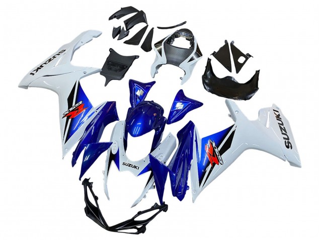 2011-2024 Suzuki GSXR 600 / GSXR 750 Motorcycle Fairing - White Blue Red Australia for Sale