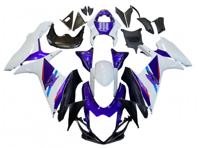 2011-2024 Suzuki GSXR 600 / GSXR 750 Motorcycle Fairings - Blue Purple White Australia for Sale