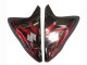 2011-2024 Suzuki GSXR 600 / GSXR 750 Motorcycle Fairings - Glossy Black Red Flame Australia for Sale