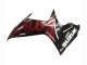 2011-2024 Suzuki GSXR 600 / GSXR 750 Motorcycle Fairings - Glossy Black Red Flame Australia for Sale
