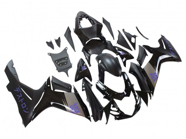 2011-2024 Suzuki GSXR 600 / GSXR 750 Motorcycle Fairings - Matte Black Grey Purple Australia for Sale