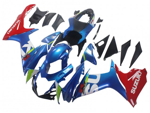 2011-2024 Suzuki GSXR 600 / GSXR 750 Motorcycle Fairings - Blue Red Australia for Sale