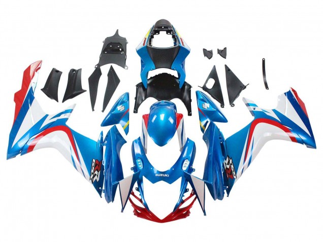 2011-2024 Suzuki GSXR 600 / GSXR 750 Motorcycle Fairings - Blue White Red Australia for Sale