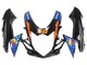 2011-2024 Suzuki GSXR 600 / GSXR 750 Motorcycle Fairings - Light Blue Orange Black White Shark 46 Australia for Sale