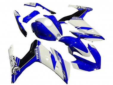 2015-2018 Yamaha YZF R3/R25 Motorcycle Fairings - White Blue Black Racing Australia for Sale