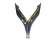 2019-2021 Yamaha YZF R3/R25 Motorcycle Fairings - Gold Black Carbon Fiber Australia for Sale