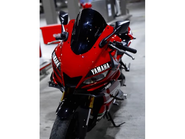 2019-2021 Yamaha YZF R3/R25 Motorcycle Fairings - Dark Red White Silver Black Valsir Australia for Sale