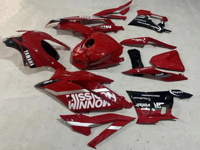 2019-2021 Yamaha YZF R3/R25 Motorcycle Fairings - Dark Red White Silver Black Valsir Australia for Sale