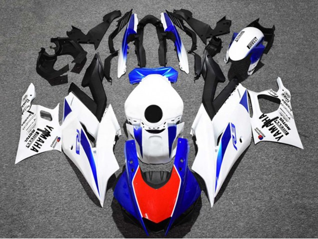 2019-2021 Yamaha YZF R3/R25 Motorcycle Fairings - White Blue Red Black Australia for Sale