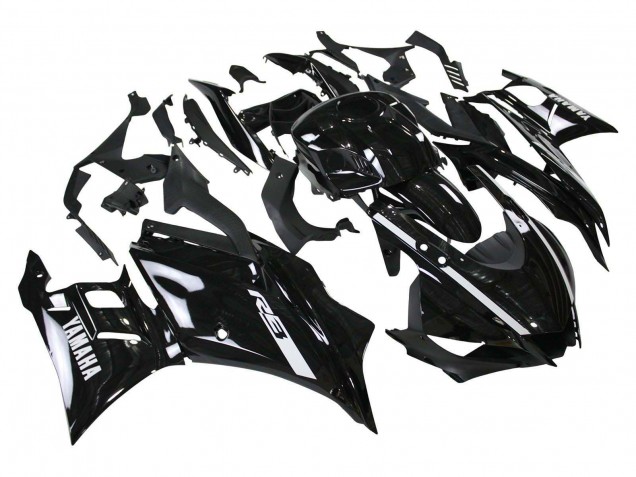 2019-2021 Yamaha YZF R3/R25 Motorcycle Fairings - Glossy Black White Australia for Sale
