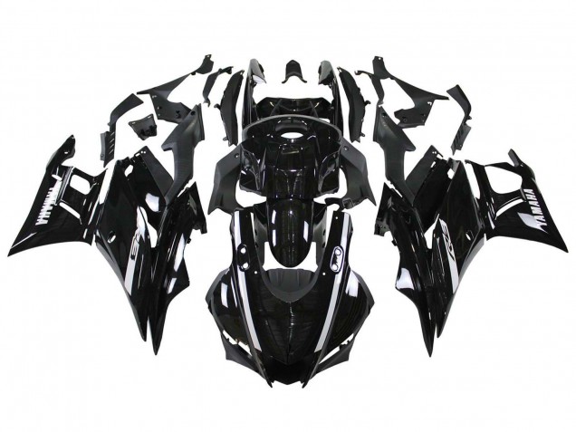 2019-2021 Yamaha YZF R3/R25 Motorcycle Fairings - Glossy Black White Australia for Sale