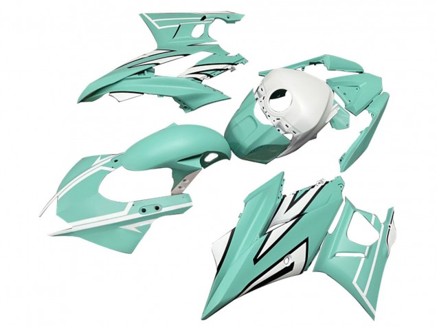 2019-2021 Yamaha YZF R3/R25 Motorcycle Fairings - Light Green White Black Australia for Sale