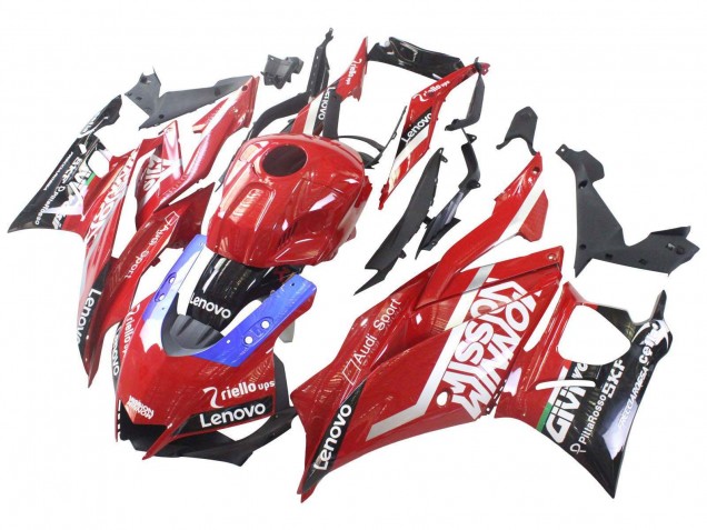 2019-2021 Yamaha YZF R3/R25 Motorcycle Fairings - Red Purple Black Valsir Lenovo Australia for Sale