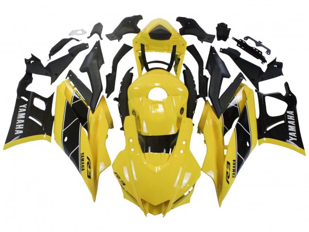 2019-2021 Yamaha YZF R3/R25 Motorcycle Fairings - Yellow Black Australia for Sale