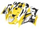 2019-2021 Yamaha YZF R3/R25 Motorcycle Fairings - Yellow White Black Stripe Australia for Sale